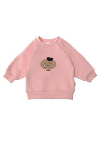 Liliput Herren Sweatshirt "Franzbrötchen", rosa, Gr. 110, bedruckt, 80% Baumwolle, 20% Polyester, Sweatshirts, mit niedlichem Frontprint