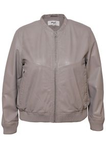 Maze Damen Lederjacke "42023101", grau, Gr. 48, Obermaterial: 100% Lammleder/ Futter: 100% Polyester/ Ärmelfutter: 100% Polyester, Jacken