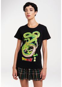 logoshirt Damen T-Shirt "Dragonball Z - Shenlong", schwarz, casual, Gr. L, bedruckt, 100% Baumwolle, Shirts, mit lizenziertem Print