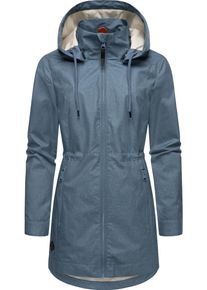 Ragwear Damen Kurzmantel "Dakkota II", blau, modisch, Gr. XL, Obermaterial: 100% Polyester, Innenfutter: 100% Polyester, Mäntel, Wasserdichter
