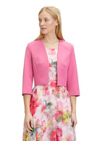 Vera Mont Damen Bolerojacke "Vera Mont Bolero-Jacke mit Kellerfalten", rosa, elegant, Gr. 48, Satin, Obermaterial: 90% Polyester, 10% Elasthan.,