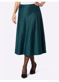 Lady Damen A-Linien-Rock, blau, Gr. 36, unifarben, 100% Polyester, Röcke
