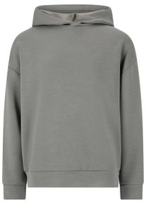 Endurance Kinder Kapuzensweatshirt "Timmia", grau, casual, Gr. 164, unifarben, 51% Polyester, 44% Modal, 5% Elasthan, Sweatshirts, mit kuscheligem