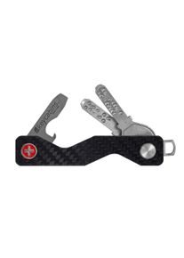 keycabins Kinder Schlüssel-Anhänger "Carbon S3", schwarz, Basic, Carbon, Schlüsselanhänger, SWISS Made