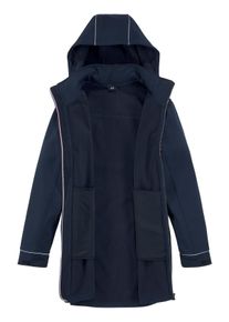 H.I.S. H.I.S Damen Parka "Große Größen", blau, casual, Gr. 40, unifarben, Obermaterial: 96% Polyester, 4% Elasthan;Futter: 100% Polyester, Jacken, mit