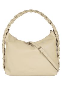 Samantha Look Damen Umhängetasche, beige, Leder, clean, Taschen, echt Leder, Made in Italy