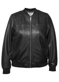 Maze Damen Lederjacke "42023099", schwarz, Gr. 46, 100% Leder, Lamm/ Futter: 100% Polyester/ Ärmelfutter: 100% Polyester/ Strick: 100% Polyester,