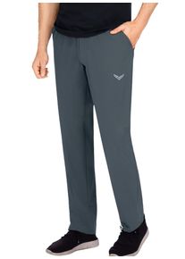 TRIGEMA Herren Jerseyhose "TRIGEMA Freizeithose mit elastischer Kordel", grau, casual, Gr. S, 74% Nylon, 26% Elastan, Hosen