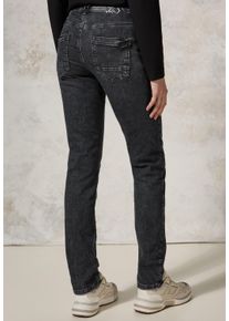 Cecil Damen Comfort-fit-Jeans, schwarz, casual, Gr. 26, unifarben, Jeans, 89% Baumwolle, 8% Polyester, 3% Elasthan, Jeans, 5-Pocket-Style