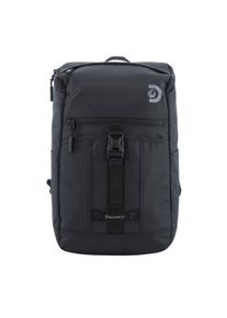 DISCOVERY Cityrucksack "Shield", schwarz, Kunstfaser, unifarben, casual, Rucksäcke, Hergestellt aus dem rPet Polyester-Material