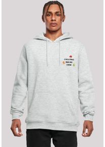 F4NT4STIC Herren Kapuzenpullover "Christmas Baking Crew", grau, casual, Gr. L, Obermaterial: 65% Baumwolle, 35% Polyester, Pullover, Premium