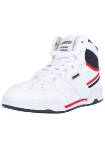 Kawasaki Herren Sneaker "Supreme", Gr. 36, weiß, Polyurethane, casual, Schuhe, im hoch geschnittenen Retro-Design