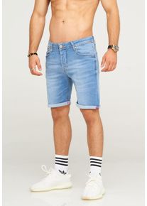 behype Herren Shorts "MALAY", blau, casual, Gr. 30, 98% Baumwolle, 2% Elasthan, Hosen, im klassischen 5-Pocket-Stil
