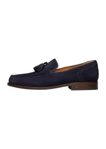 Henry Stevens Herren Loafer "Haywood TL Businessschuh", Gr. 39, blau, Leder, elegant, Schuhe, Herren Halbschuhe Leder handgefertigt, Anzugschuhe