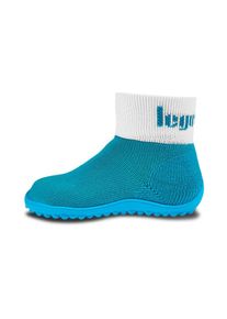 Leguano Kinder Barfußschuh "LEGUANITO", Gr. 22, blau, Textil, sportlich, Schuhe, Schlupschuh, Freizeitschuh, Hausschuh fördert optimal den Laufprozess