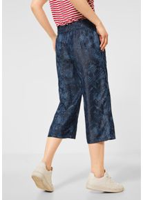 Street One Damen Loose-fit-Jeans, blau, modisch, Gr. 29, animal-print, unifarben, Stoff, Jeans, 100% Lyocell, Jeans, aus Lyocell