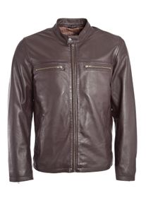 JCC Herren Lederjacke "31024031", braun, Gr. 50, Obermaterial: 100% Lammleder / Innenfutter: 100% Baumwolle / Ärmelfutter: 100% Polyester, Jacken
