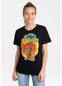 logoshirt Damen T-Shirt "Scooby Doo", schwarz, casual, Gr. XXL, bedruckt, 100% Baumwolle, Shirts, mit lizenziertem Print