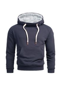 Herren Kapuzenpullover "ASPaolo", blau, Gr. M, Alessandro Salvarini, Obermaterial: 65% Baumwolle, 35% Polyester, Pullover, mit Kapuze