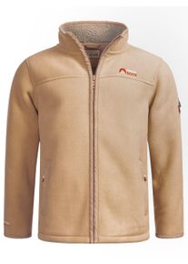 Arctic Seven Herren Fleecejacke "ASZeroo", braun, Gr. M, Obermaterial: 100% Polyester; Innenmaterial: 100% Polyester, Jacken, mit hoch schließendem