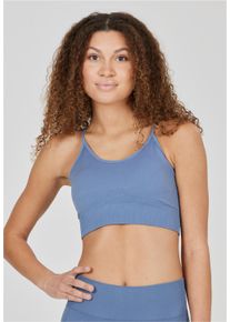 ENDURANCE ATHLECIA ATHLECIA Damen Sport-BH "FOAN W Seamless", Gr. L, grau, 80% Nylon, 19% Elasthan, 1% Polyester, unifarben, BHs, aus schnell trocknendem