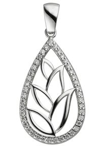 Jobo Damen Ketten-Anhänger "Anhänger Tropfen", Silber 925 (Sterlingsilber), silber, Silber 925 (Sterlingsilber), Schmuckanhänger, 925 Silber mit 41