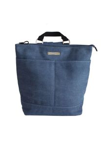 MARGELISCH Laptoprucksack "Amini 1", blau, Canvas, Baumwolle, Rucksäcke, aus BSCI zertifizierter Produktion