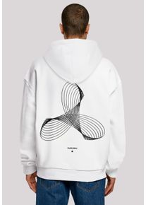 F4NT4STIC Herren Kapuzenpullover "Geometrics", weiß, casual, Gr. S, Obermaterial: 100% Baumwolle, Pullover, Print