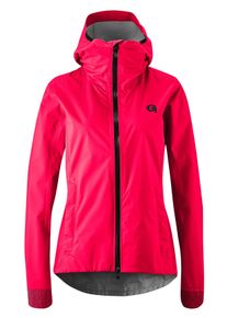 Gonso Damen Fahrradjacke "Save Jacket Trail W", pink, Gr. 42, 100% Polyester, Jacken, Damen Regenjacke wind- und wasserdicht, Radjacke mit Kapuze