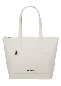 Betty Barclay Damen Shopper, weiß, Kunstfaser, unifarben, leicht glänzend, Taschen