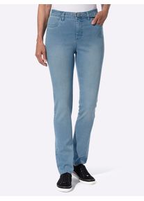 Classic Basics Damen Bequeme Jeans, blau, Gr. 52, unifarben, 81% Baumwolle, 17% Polyester, 2% Elasthan, Jeans