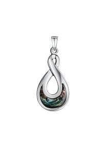 Vivance Damen Ketten-Anhänger "925-Sterling Silber rhodiniert Abalone", ONE-SIZE, Silber 925 (Sterlingsilber), 3,4 g, bunt, Silber 925
