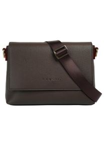 Bugatti Damen Umhängetasche "ELLA", braun, Kunstfaser, unifarben, leicht glänzend, Taschen