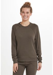 ENDURANCE ATHLECIA ATHLECIA Damen Strickpullover "Niary", grün, casual, Gr. 36, unifarben, 65% Viskose, 30% Baumwolle, 5% Elasthan, Pullover, in lässigem Design