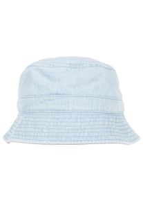 Flexfit Damen Flex Cap "Flexfit Unisex Denim Bucket Hat", blau, casual, unifarben, 100% Baumwolle, Caps