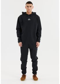 SOS Herren Sweatshirt "Vail", schwarz, sportlich, Gr. L, unifarben, 85% Baumwolle, 10% Polyester, 5% Elasthan, Sweatshirts, mit Kapuze und weicher