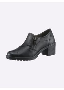 Classic Basics Damen Pumps, Gr. 40, schwarz, Glattleder, feminin, Schuhe