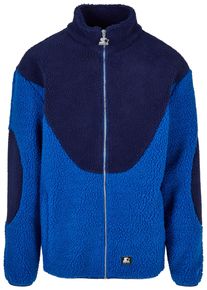 Herren Winterjacke "Starter Black Label Herren Starter Sherpa Fleece Jacket", blau, klassisch, Gr. XL, STARTER Black Label, unifarben, 100%