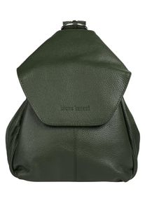 Bruno Banani Cityrucksack, grün, Rindsleder, Leder, casual, Rucksäcke, echt Leder
