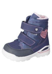 Kinder Klettstiefel "Fina WMS: normal", Pepino BY RICOSTA, Gr. 20, bunt, Lederimitat, Textil, kontrastfarbene Details, casual, Schuhe,