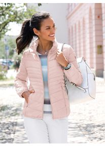 Casual Looks Damen Steppjacke, beige, Gr. 40, unifarben, 100% Polyester, Jacken