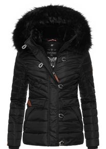 Navahoo Damen Winterjacke "Wisteriaa", schwarz, casual, Gr. S, Oberstoff: 100% Polyester, Futter: 100% Polyester, Wattierung: 100% Polyester,