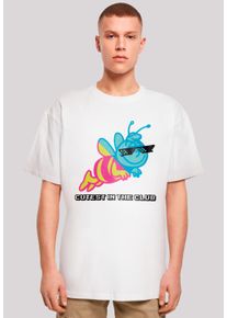 F4NT4STIC Herren T-Shirt "Biene Maja Cutest In Club", weiß, casual, Gr. XL, Obermaterial: 100% Baumwolle, Shirts, Nostalgie, Retro, Heroes of