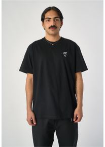 Cleptomanicx Herren T-Shirt "Sketch Gull", schwarz, casual, Gr. XL, bedruckt, 100% Baumwolle, Shirts, mit lockerem Schnitt