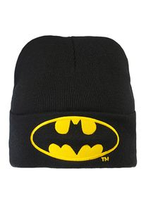 logoshirt Damen Strickmütze "DC - Batman Logo", schwarz, casual, bestickt, mehrfarbig, 100% Polyacryl, Mützen, mit coolem Motiv