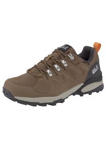 Jack Wolfskin Wanderschuh "REFUGIO TEXAPORE LOW W", Gr. 38, braun, Veloursleder, Textil, sportlich, Schuhe, Wasserdicht