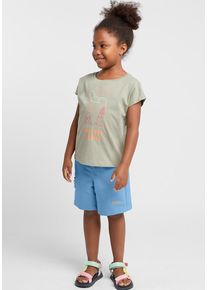Jack Wolfskin Kinder Shorts "TURBULENCE SHORTS K", blau, Gr. 128, OBERSTOFF: 100% POLYESTER Futter: 100% POLYESTER, Hosen