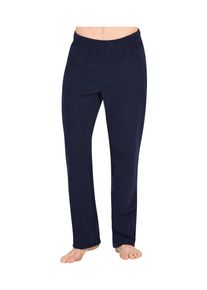 TRIGEMA Herren Jerseyhose "TRIGEMA Fleece Freizeithose", blau, casual, Gr. M, 100% Polyester, Hosen