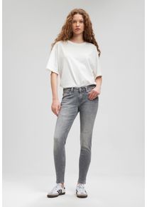 Mavi Damen Boyfriend-Jeans "MATILDA", grau, sportlich, Gr. 27, 86% Baumwolle, 12% Polyester, 2% Elasthan, Jeans, Slim Boyfriend Jeans