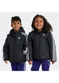 Kinder Outdoorjacke "PADDED JACKET", schwarz, sportlich, Gr. 122, adidas originals, Obermaterial: 100% Polyester, Jacken